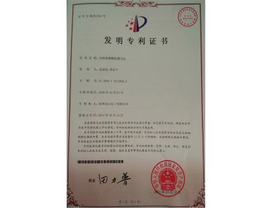 Patent for invention 