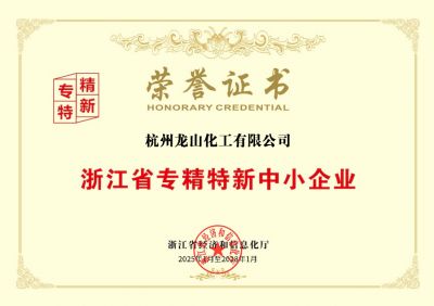 Zhejiang Province specialized in special new small and medium-sized enterprises
